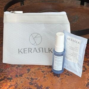 Kerasilk Liquid Hair Filler & Heat Protectant. Smoothing Mask & Travel Bag.